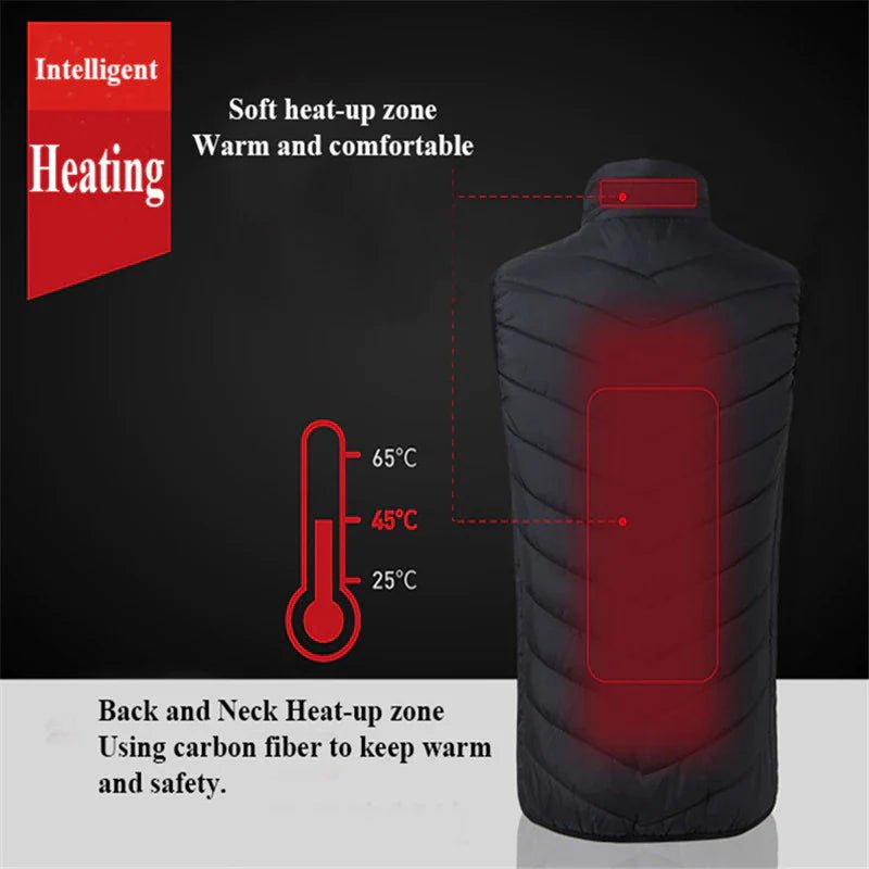 Lightweight Heated Gilet with USB Power & Water-Resistant Design-Field & Wild