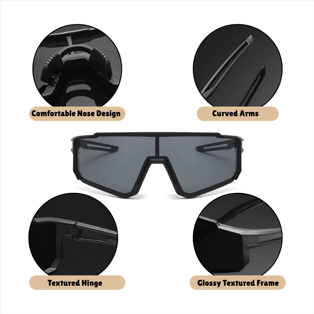 Lightweight Anti-Glare Sports Sunglasses for Outdoor Activities-Field & Wild