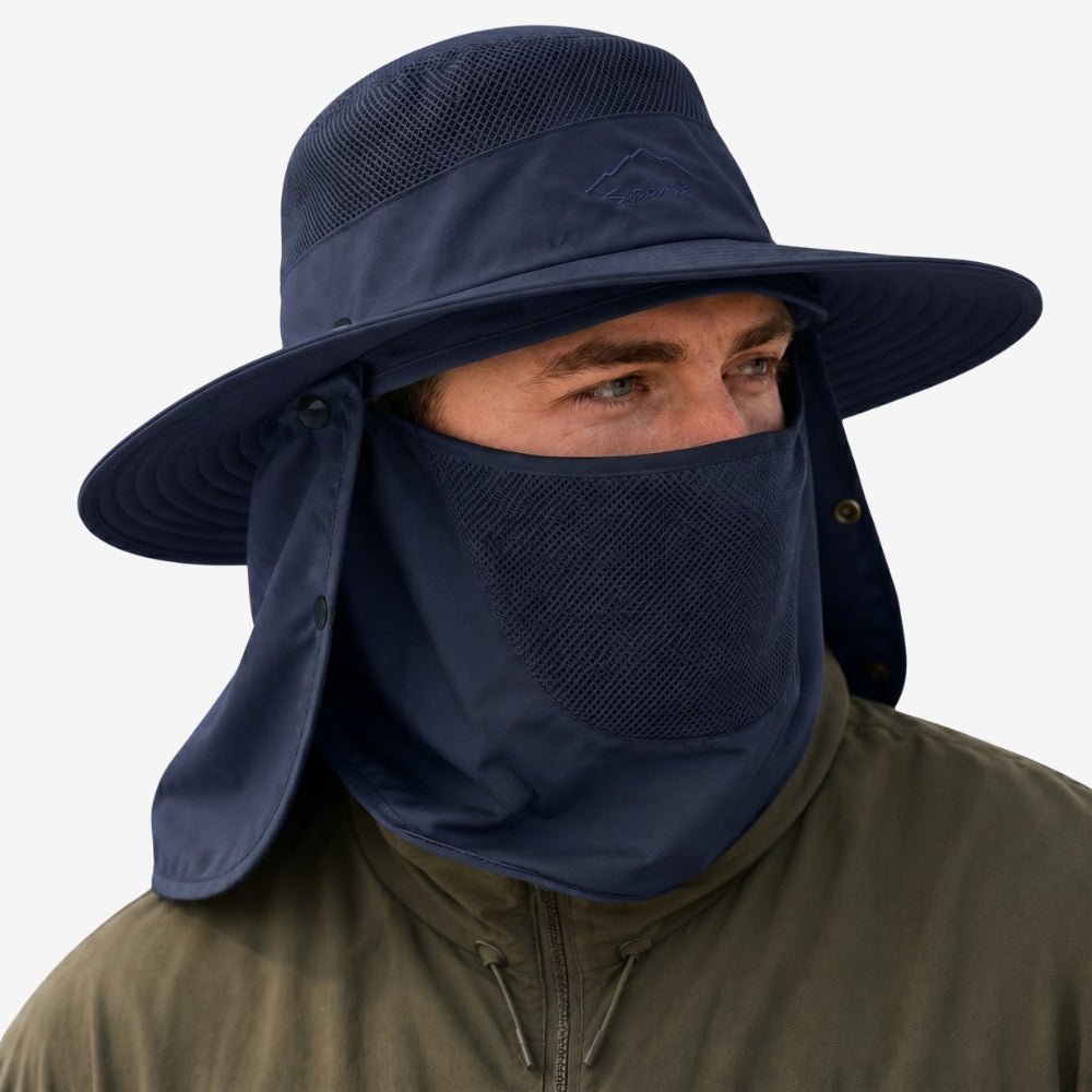 Lightweight Breathable Hiking Hat with Neck Cover | Active Peaks-Field & Wild