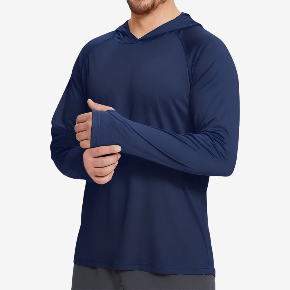 Men’s Breathable Long Sleeve Hiking T-Shirt with UV Protection-Field & Wild