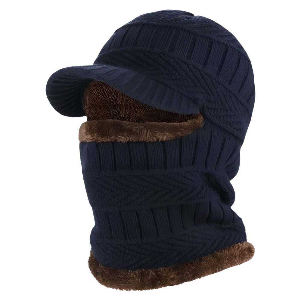 Thermal Balaclava Hat with Synthetic Fur Lining & Visor-Field & Wild