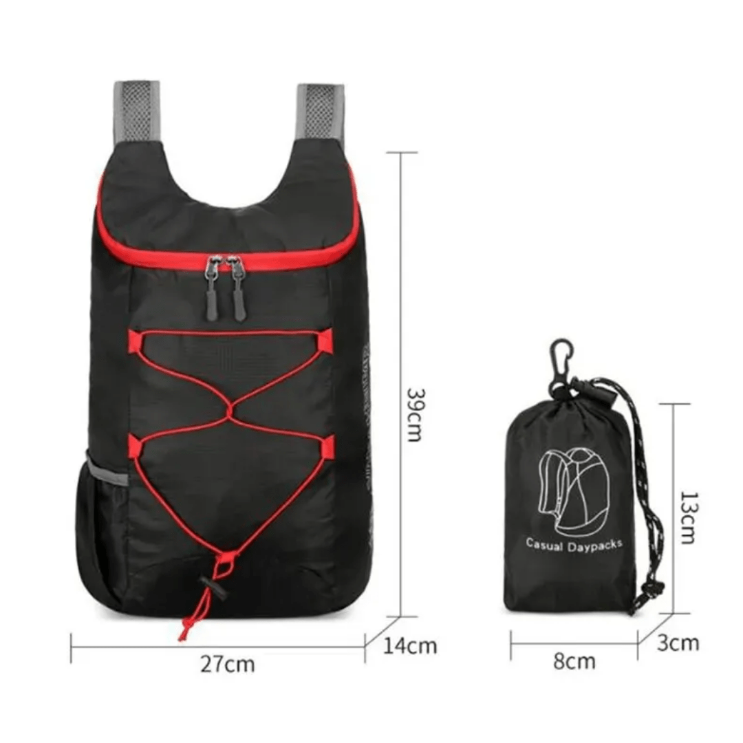 Lightweight Water-Resistant Foldable Backpack – 20L Capacity-Field & Wild