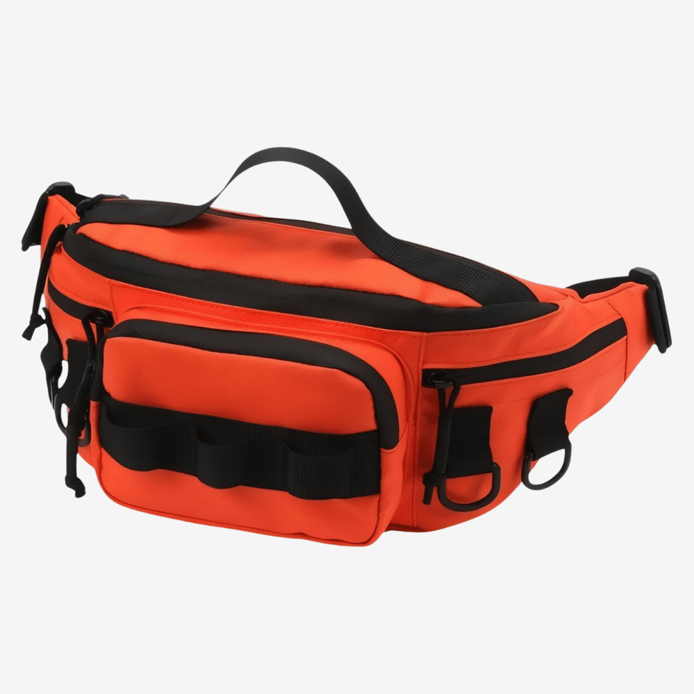 Compact Water-Resistant Hiking Waist Pack with Zipped Pockets-Field & Wild