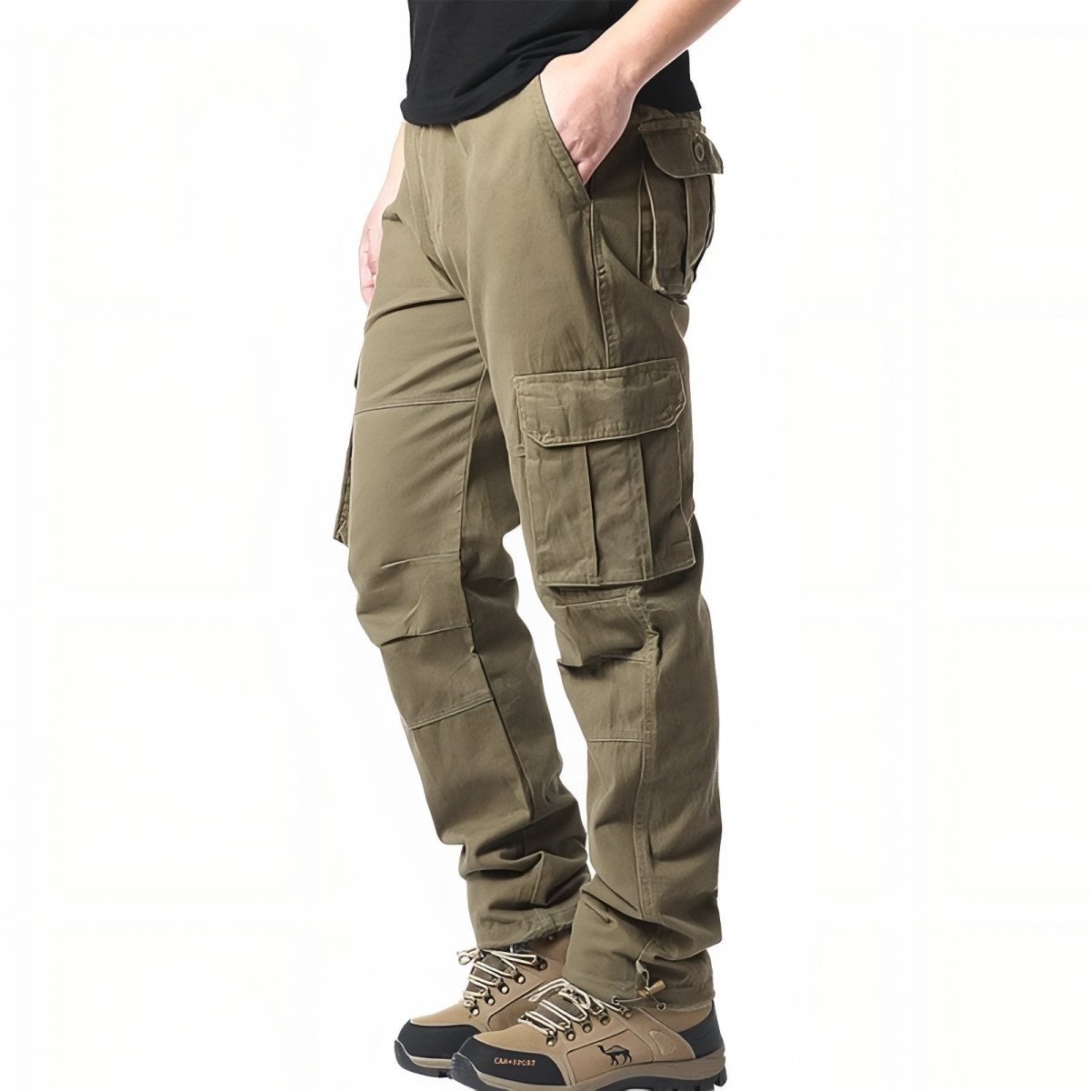 Breathable Cargo Hiking Trousers with Adjustable Fit-Field & Wild