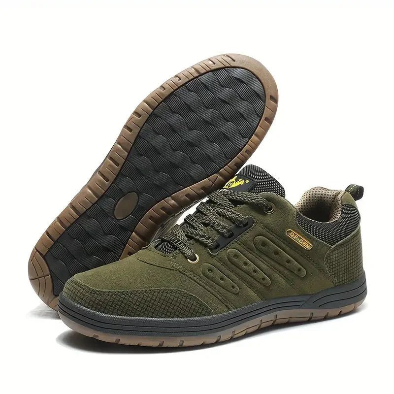 Men’s Water-Resistant Walking Trainers with Cushioned Support-Field & Wild