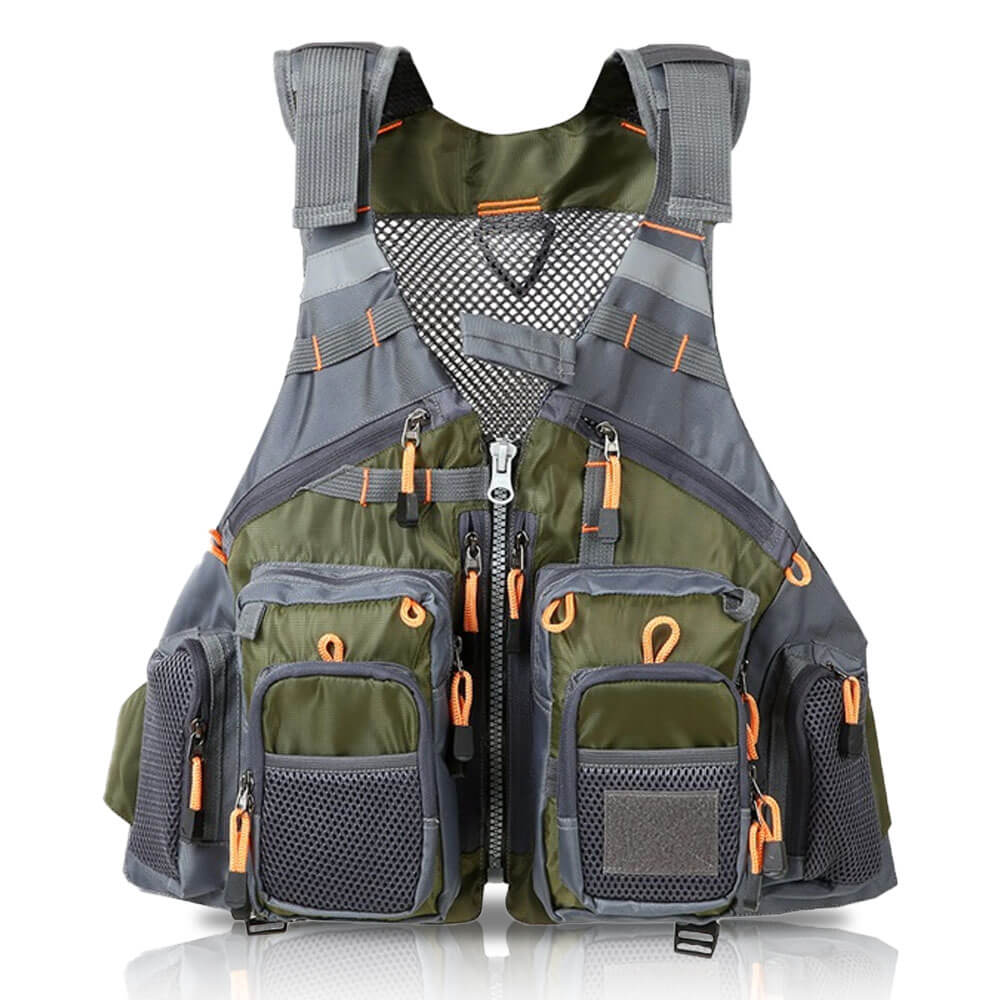 Lightweight Adjustable Fishing Safety Vest for Water Activities-Field & Wild