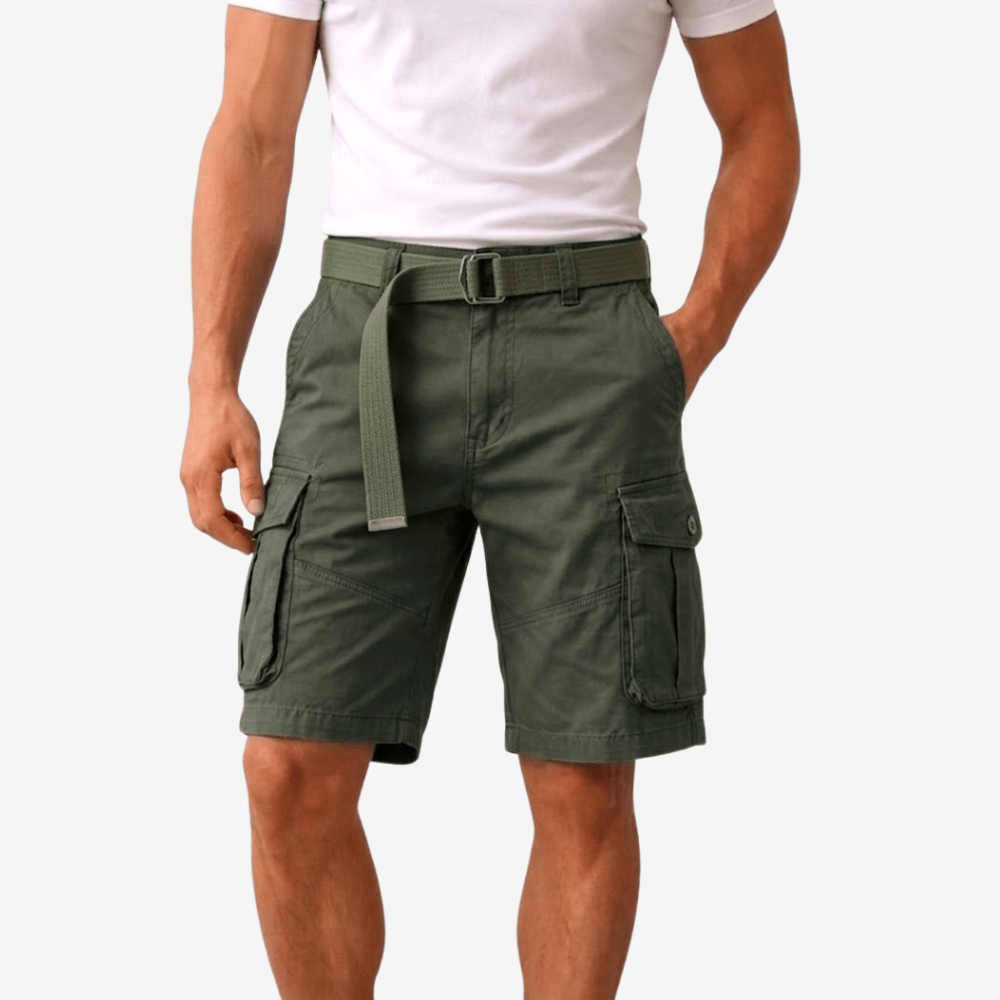 Men’s Lightweight Durable Hiking Shorts with Cargo Pockets-Field & Wild