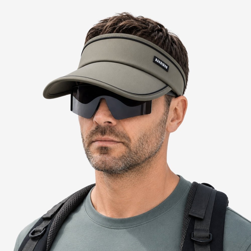 Hiking Cap with Built-In Sunglasses & Breathable Fit-Field & Wild