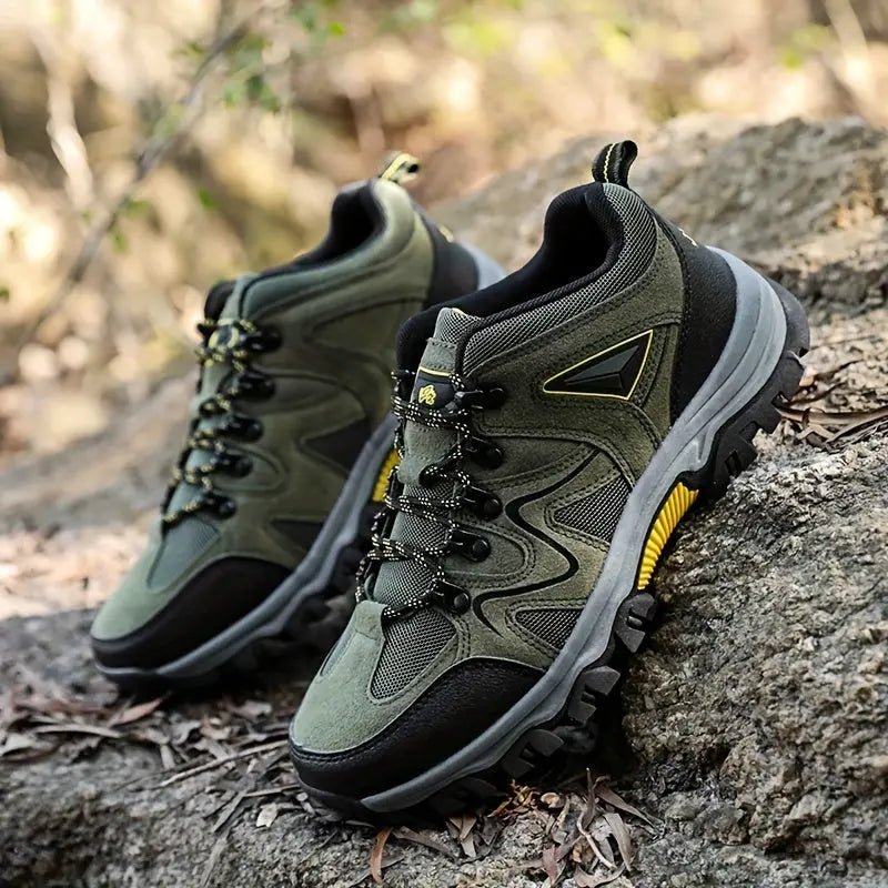 Men’s Water-Resistant Hiking Shoes with Supportive Grip Sole-Field & Wild