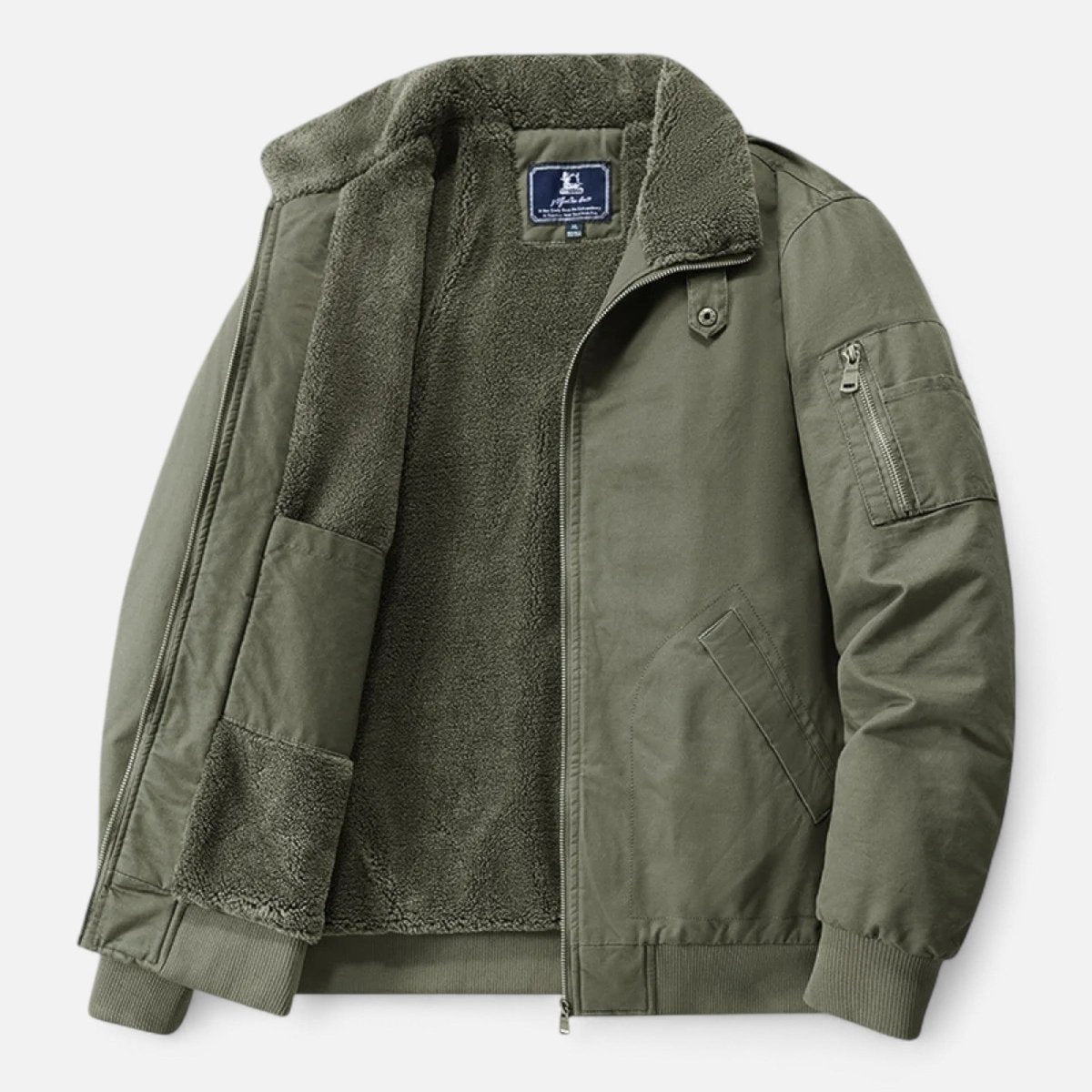Men’s Insulated Cotton Outdoor Jacket for Cold-Weather Walks-Field & Wild