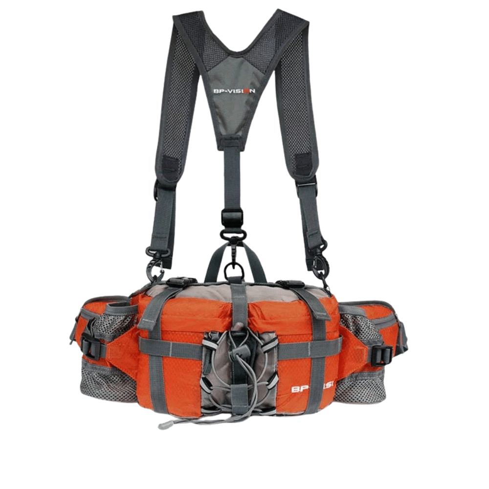 Hiking Waist Bag with 5L Multi-Pocket Water-Resistant Design-Field & Wild