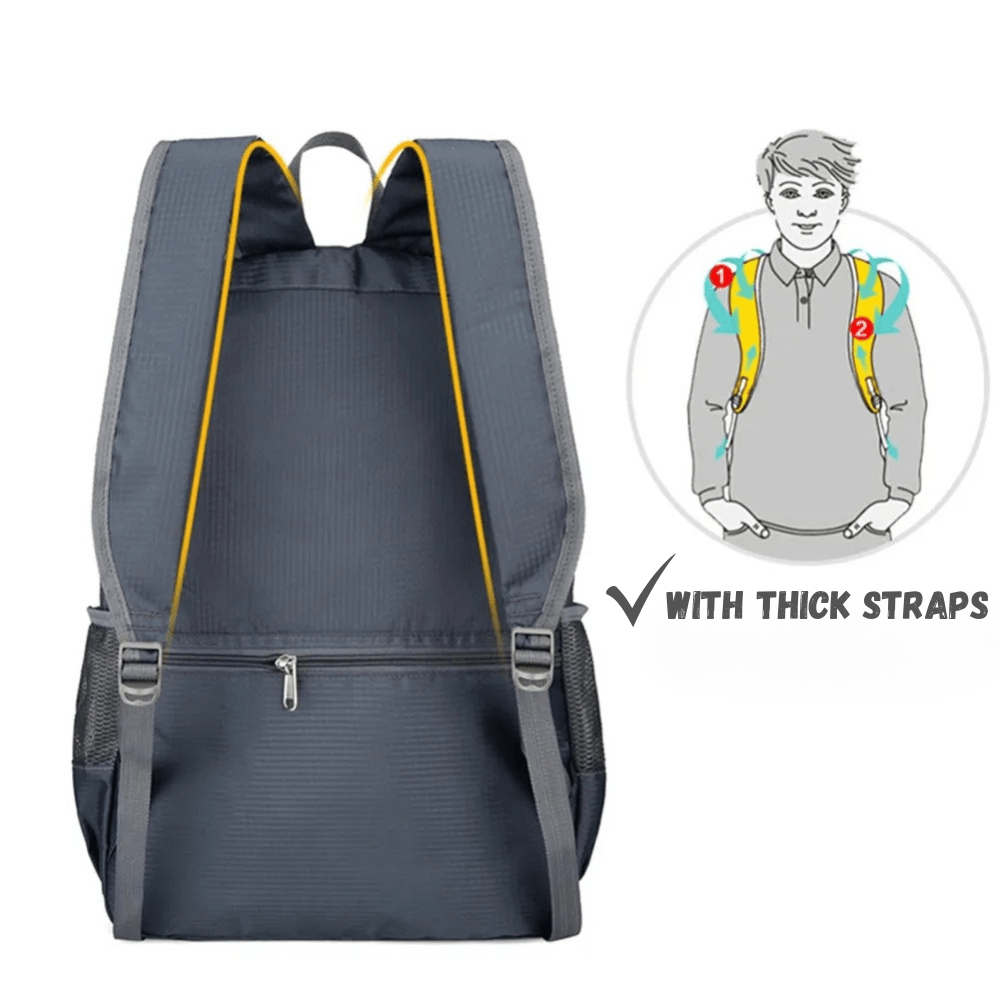 Foldable 30L Outdoor Backpack with Water-Resistant Oxford Fabric-Field & Wild