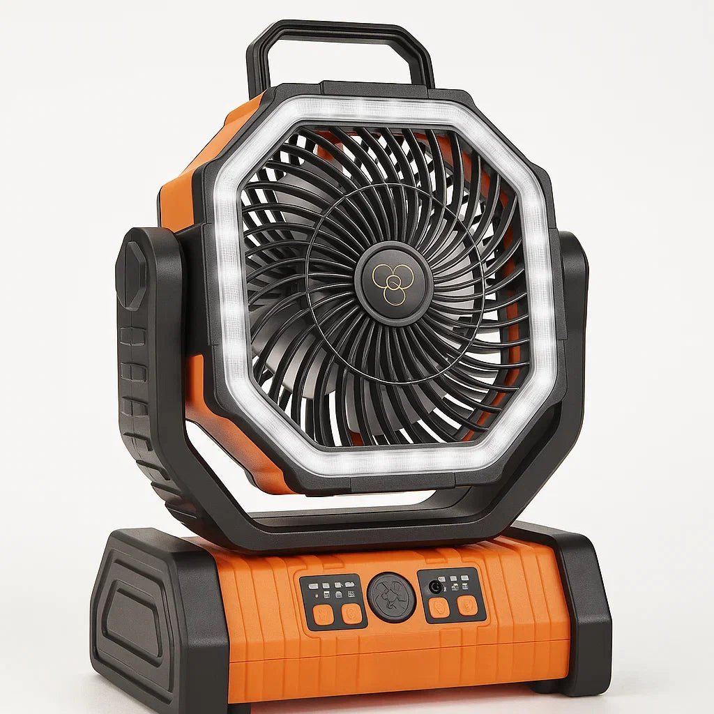 Camping Fan Rechargeable LED 3-in-1 | Active Peaks-Field & Wild