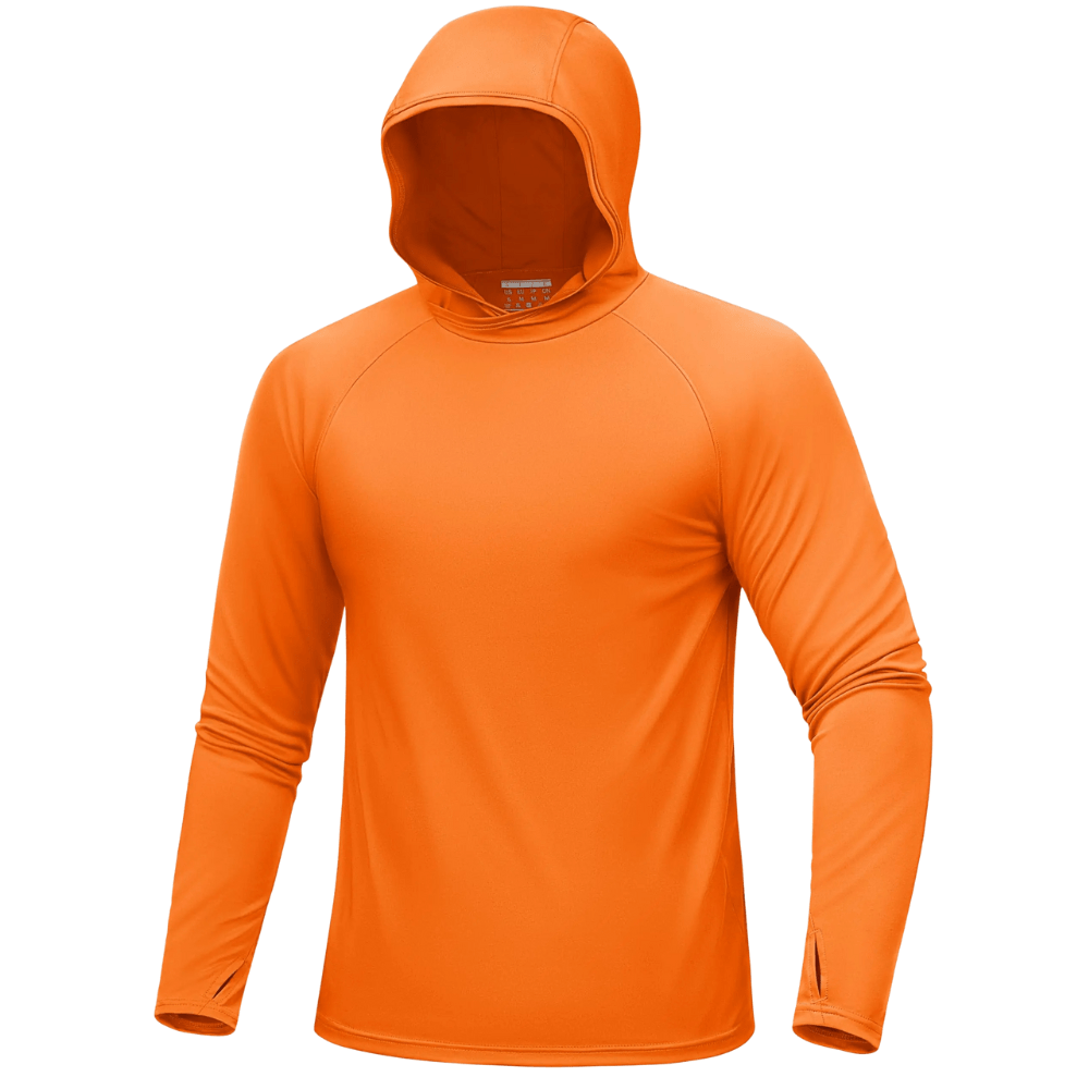 Men’s Lightweight UPF 50+ Sun Hoodie with Thumb Loops-Field & Wild