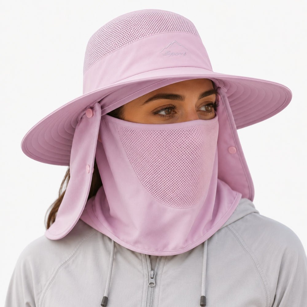 Lightweight Breathable Hiking Hat with Neck Cover | Active Peaks-Field & Wild