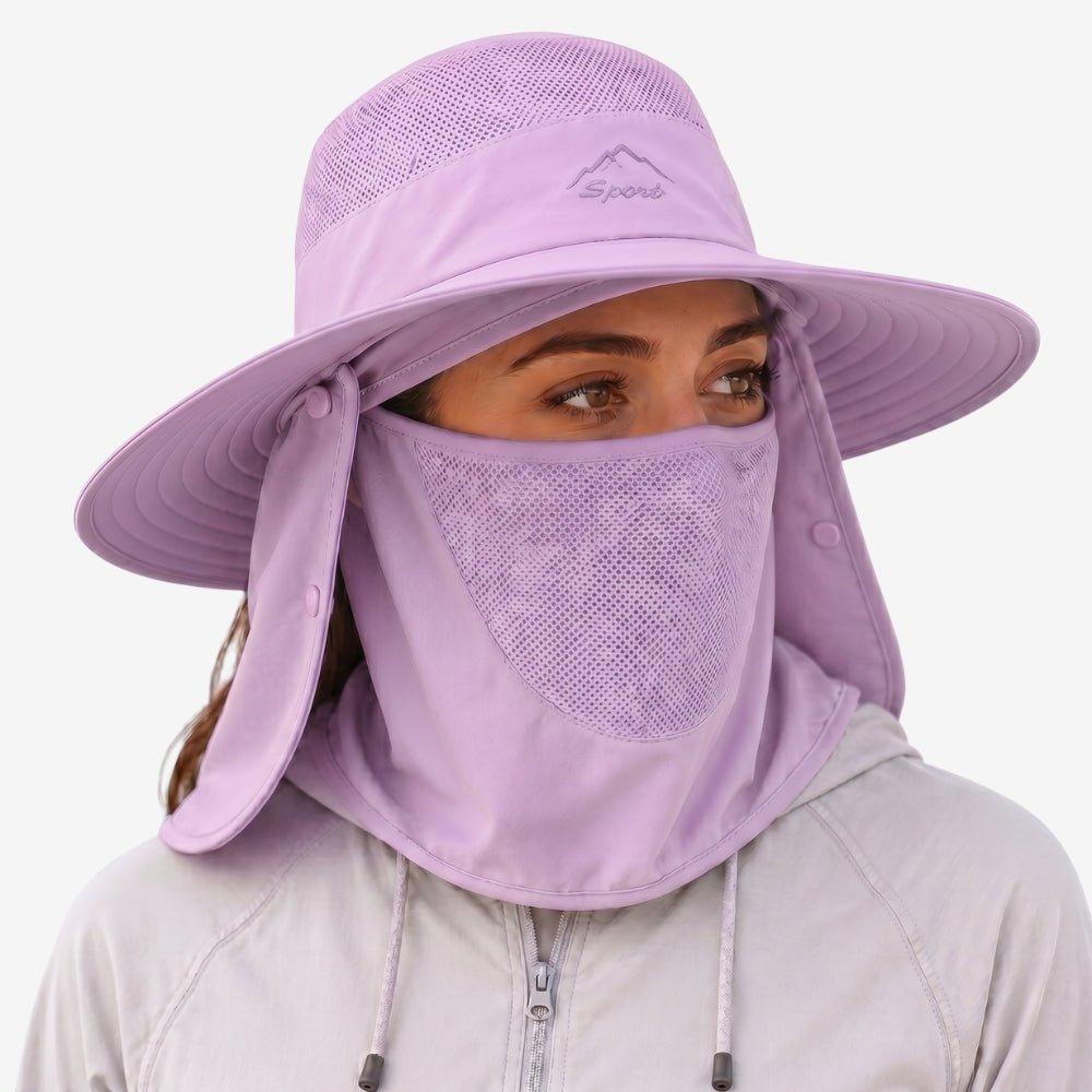 Lightweight Breathable Hiking Hat with Neck Cover | Active Peaks-Field & Wild