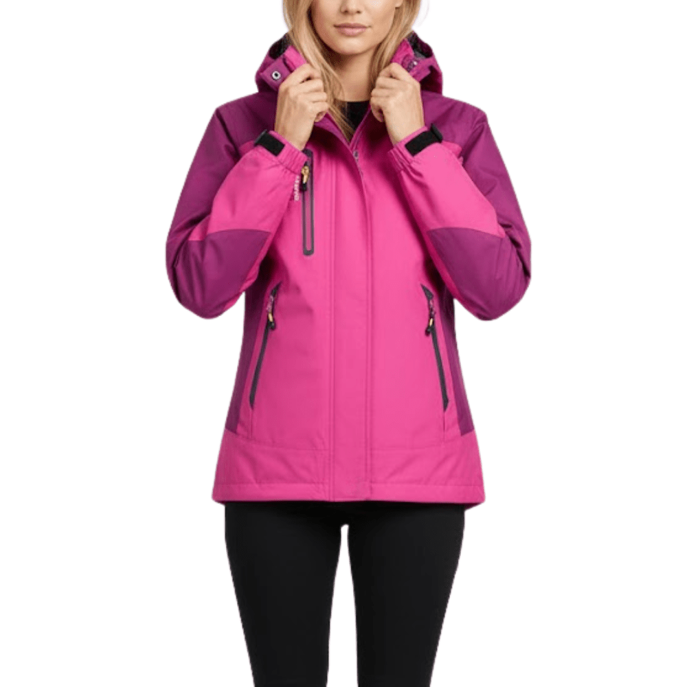 Insulated Waterproof Rain Jacket with Adjustable Hood-Field & Wild
