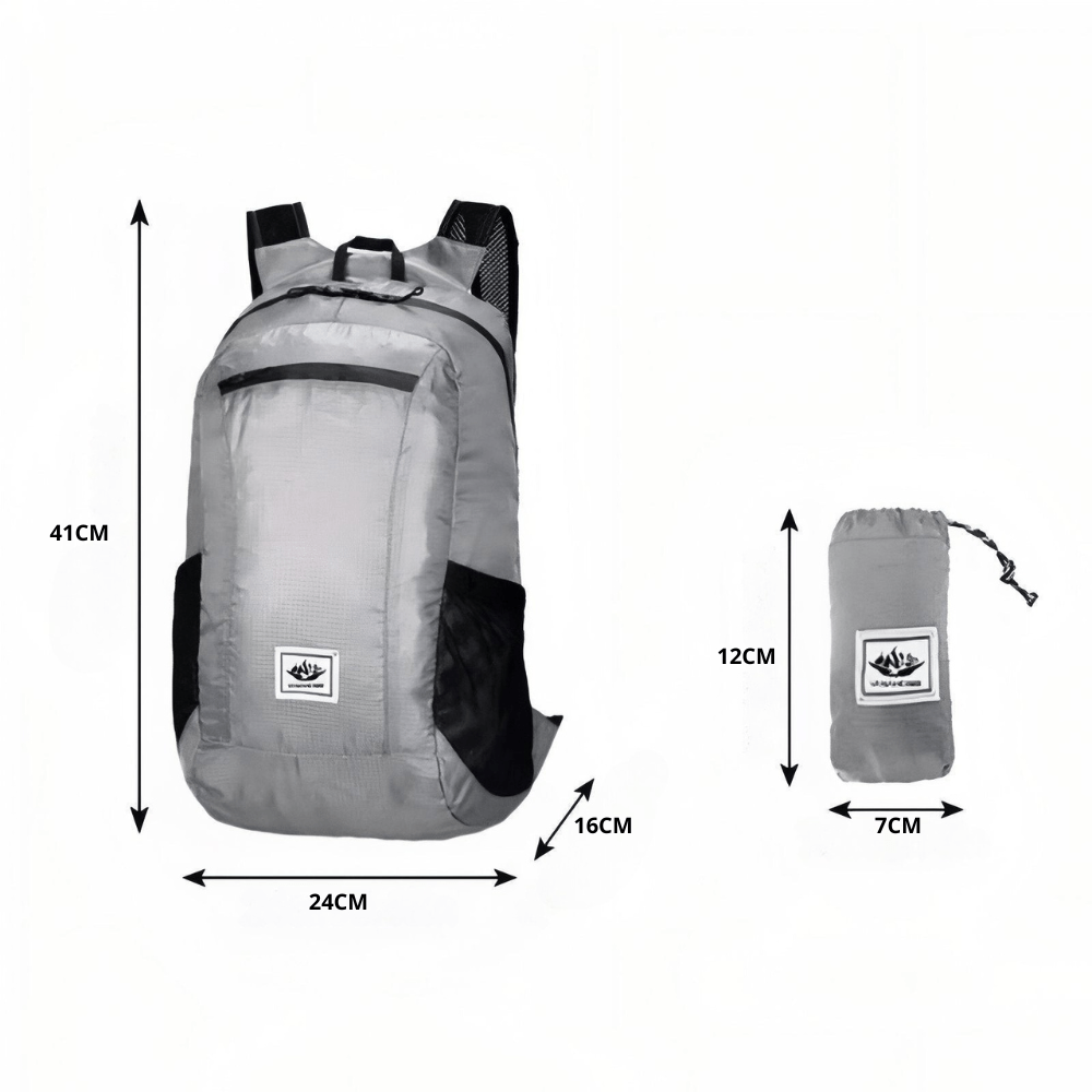Foldable 20L Hiking Backpack with Water-Resistant Ripstop Design-Field & Wild