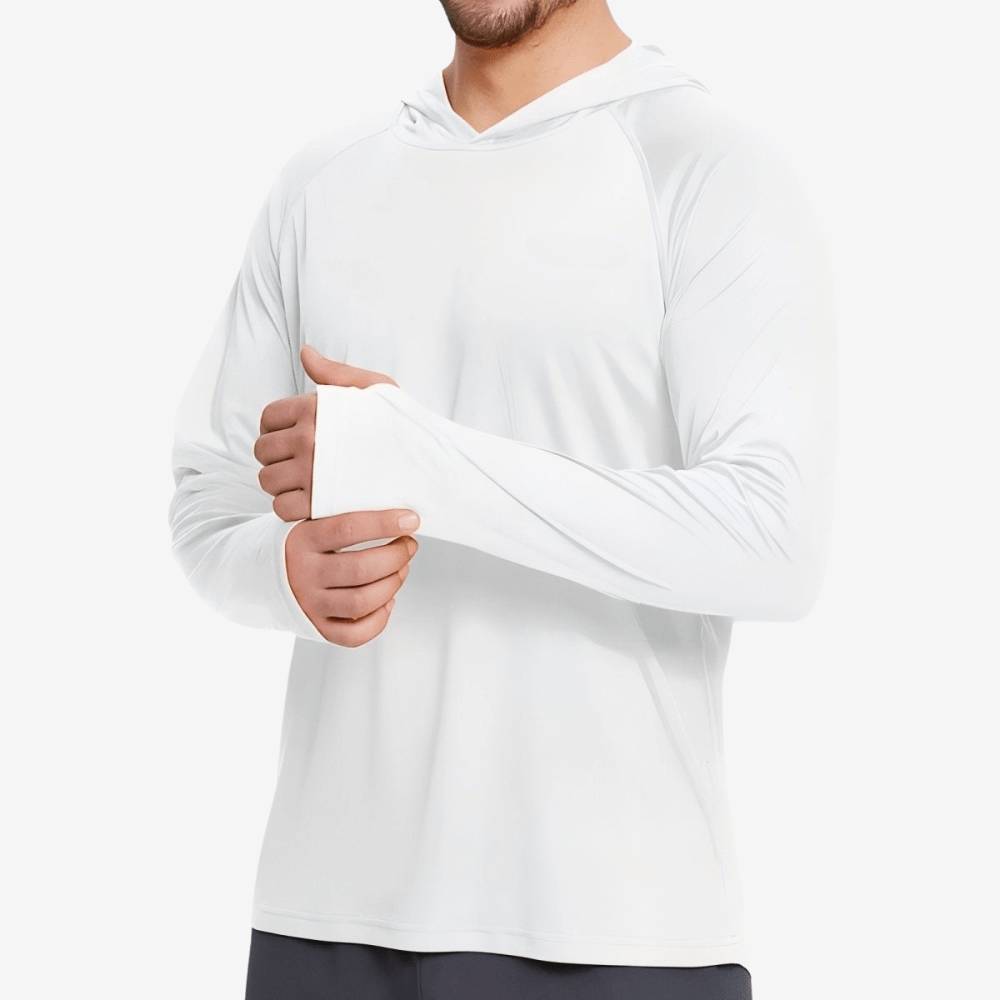 Men’s Breathable Long Sleeve Hiking T-Shirt with UV Protection-Field & Wild