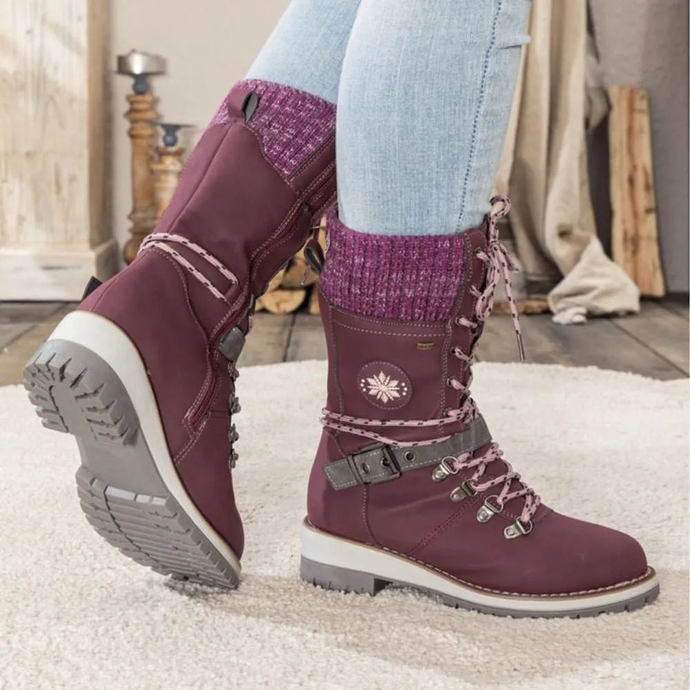 Women’s Insulated Winter Boots with Water-Resistant Grip Sole-Field & Wild