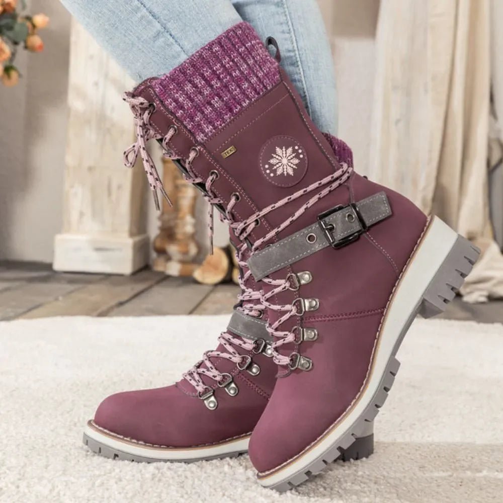 Women’s Insulated Winter Boots with Water-Resistant Grip Sole-Field & Wild