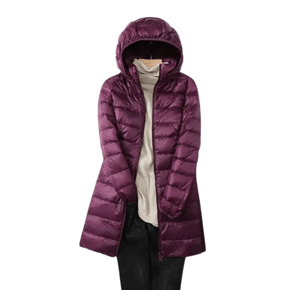Lightweight Packable Down Coat with Detachable Hood-Field & Wild