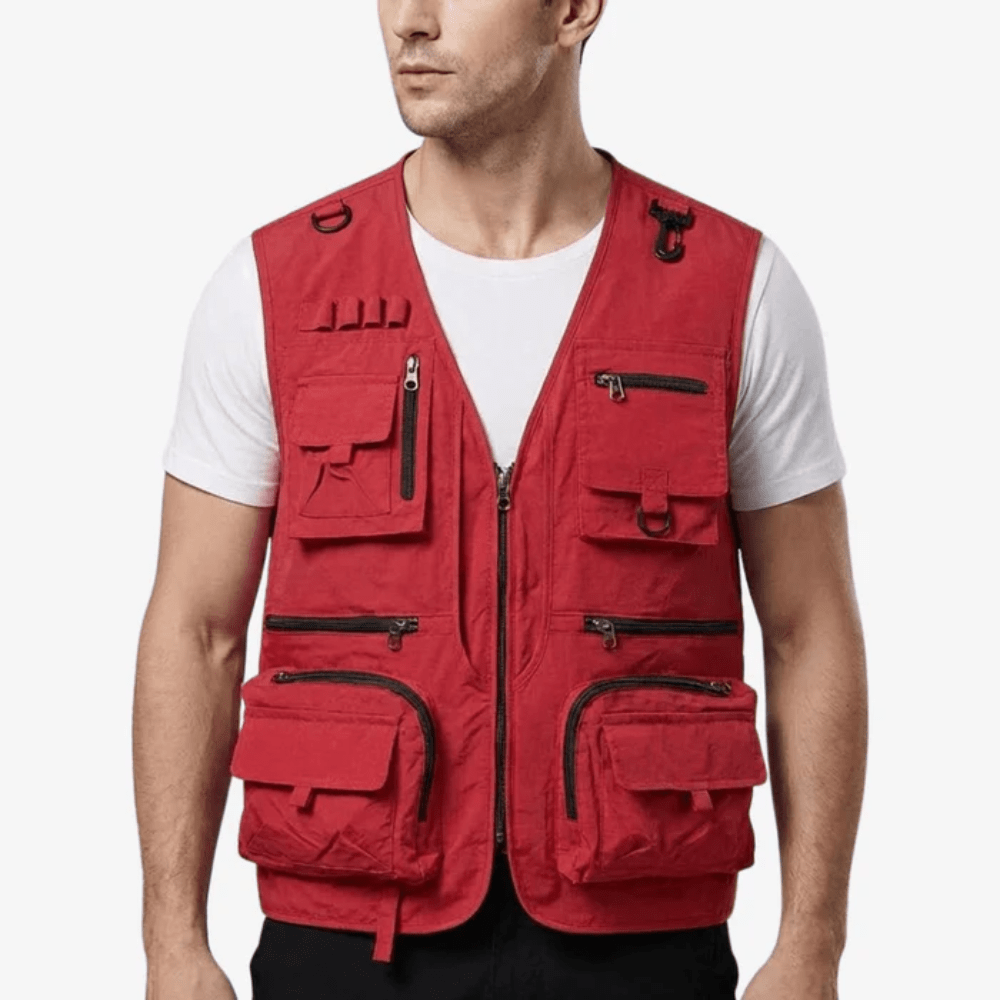 Lightweight Mesh Utility Vest with 14 Multi-Pocket Storage-Field & Wild