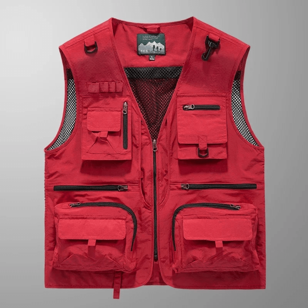 Lightweight Mesh Utility Vest with 14 Multi-Pocket Storage-Field & Wild