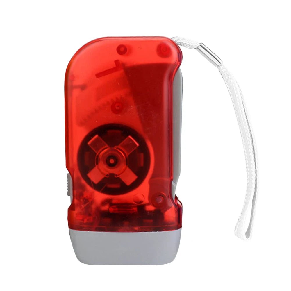 Hand Crank LED Torch Lightweight Emergency Light | Active Peaks-Field & Wild
