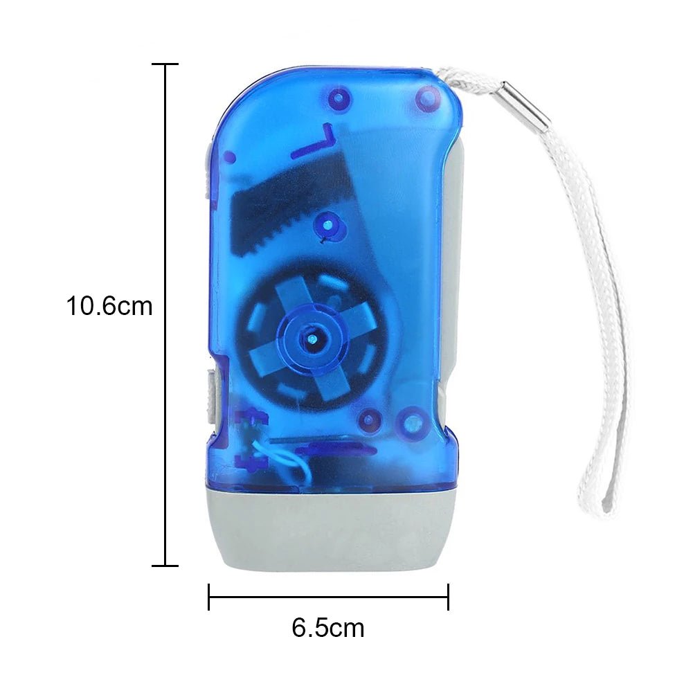 Hand Crank LED Torch Lightweight Emergency Light | Active Peaks-Field & Wild