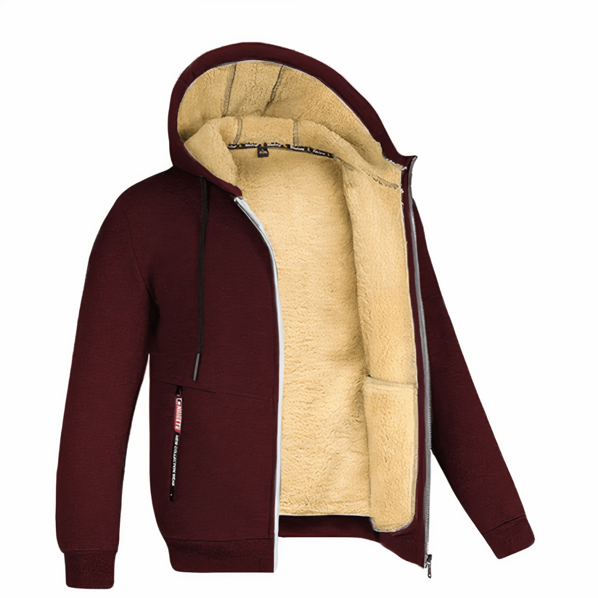 Men’s Hooded Outdoor Jacket with Fleece Lining-Field & Wild