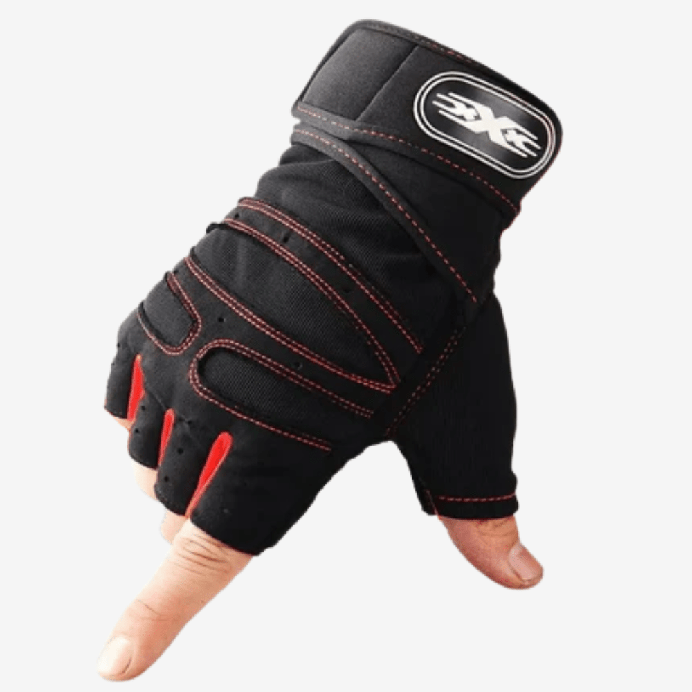 Half-Finger Gym Gloves with Breathable Grip & Wrist Support-Field & Wild