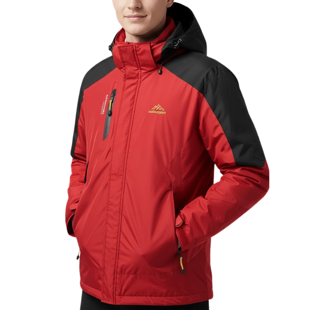 Insulated Waterproof Rain Jacket with Adjustable Hood-Field & Wild