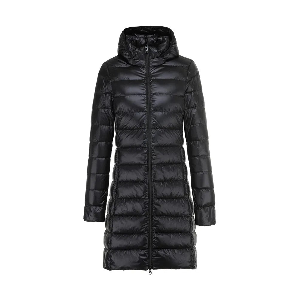 Women’s Longline Insulated Jacket with Removable Hood-Field & Wild