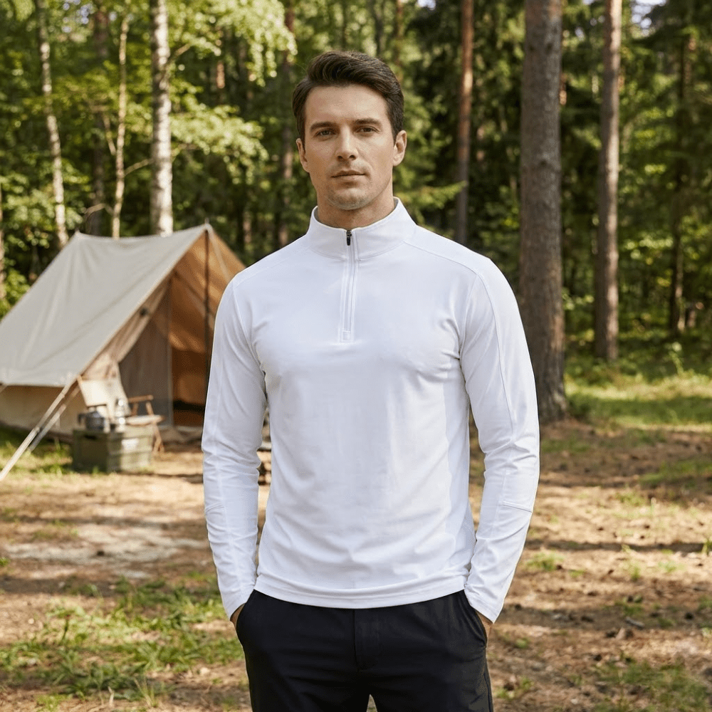 Breathable Long-Sleeve UV Protection Hiking Shirt-Field & Wild