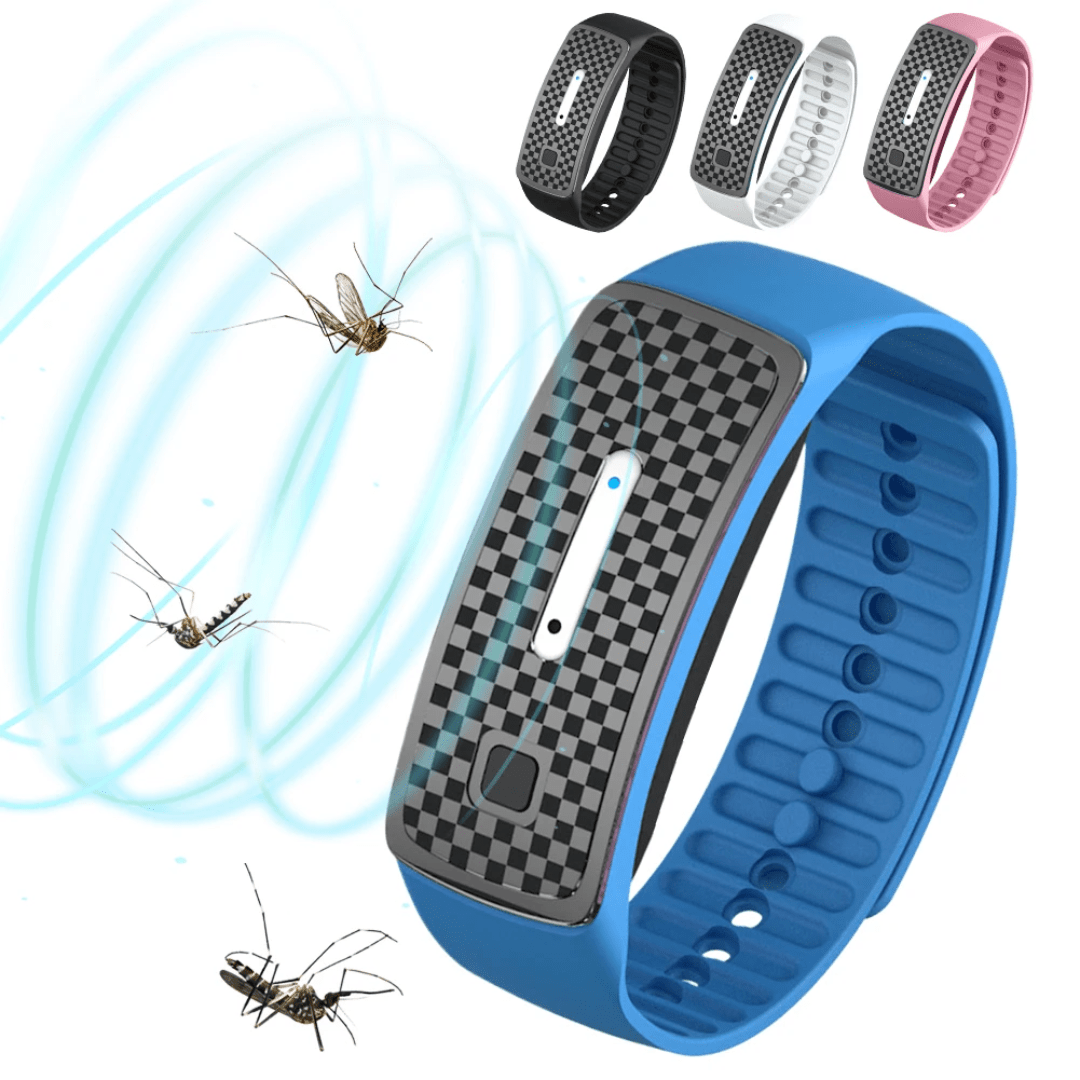 Ultrasonic Mosquito Repellent Bracelet with Adjustable Fit-Field & Wild