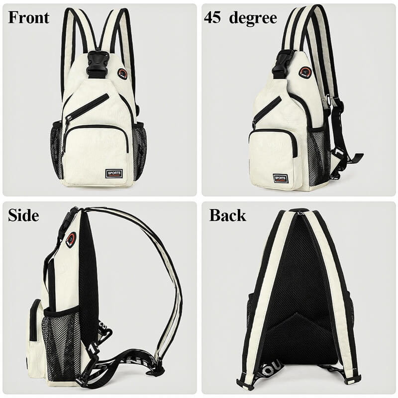 Lightweight 5L Crossbody Bag with Multi-Compartment Design-Field & Wild