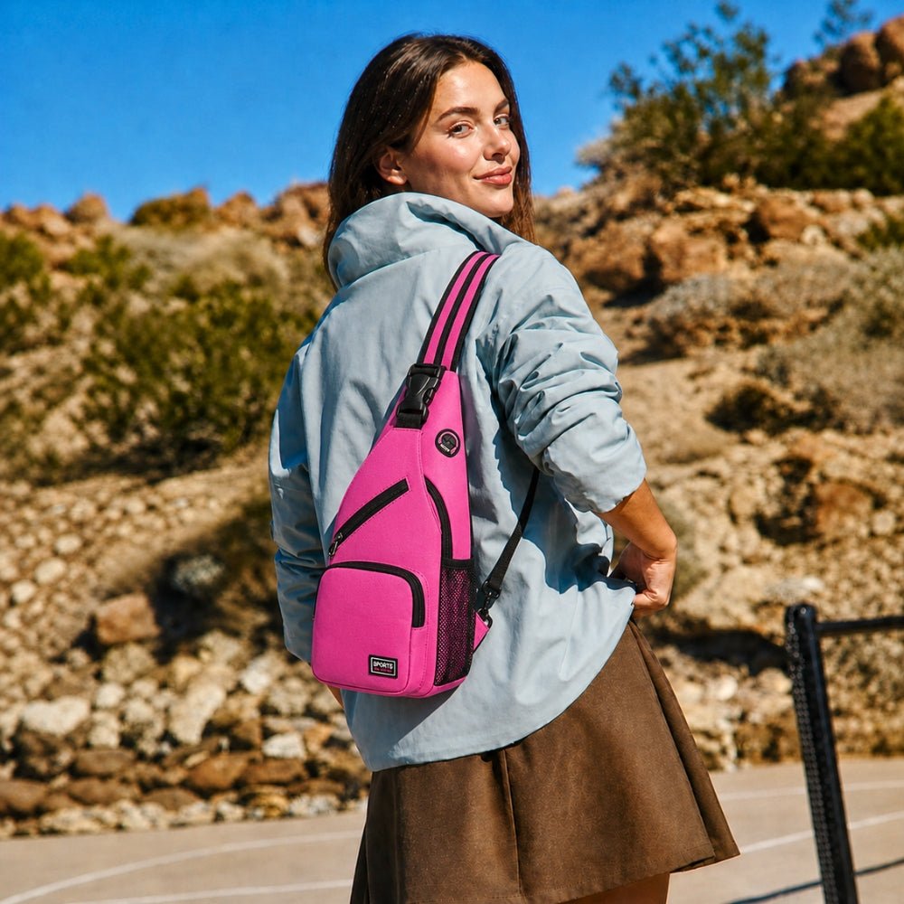 Lightweight 5L Crossbody Bag with Multi-Compartment Design-Field & Wild