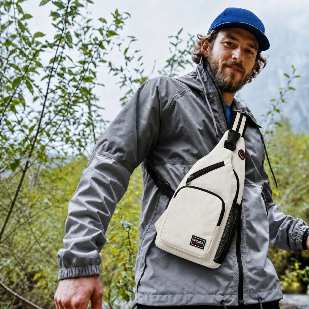 Lightweight 5L Crossbody Bag with Multi-Compartment Design-Field & Wild