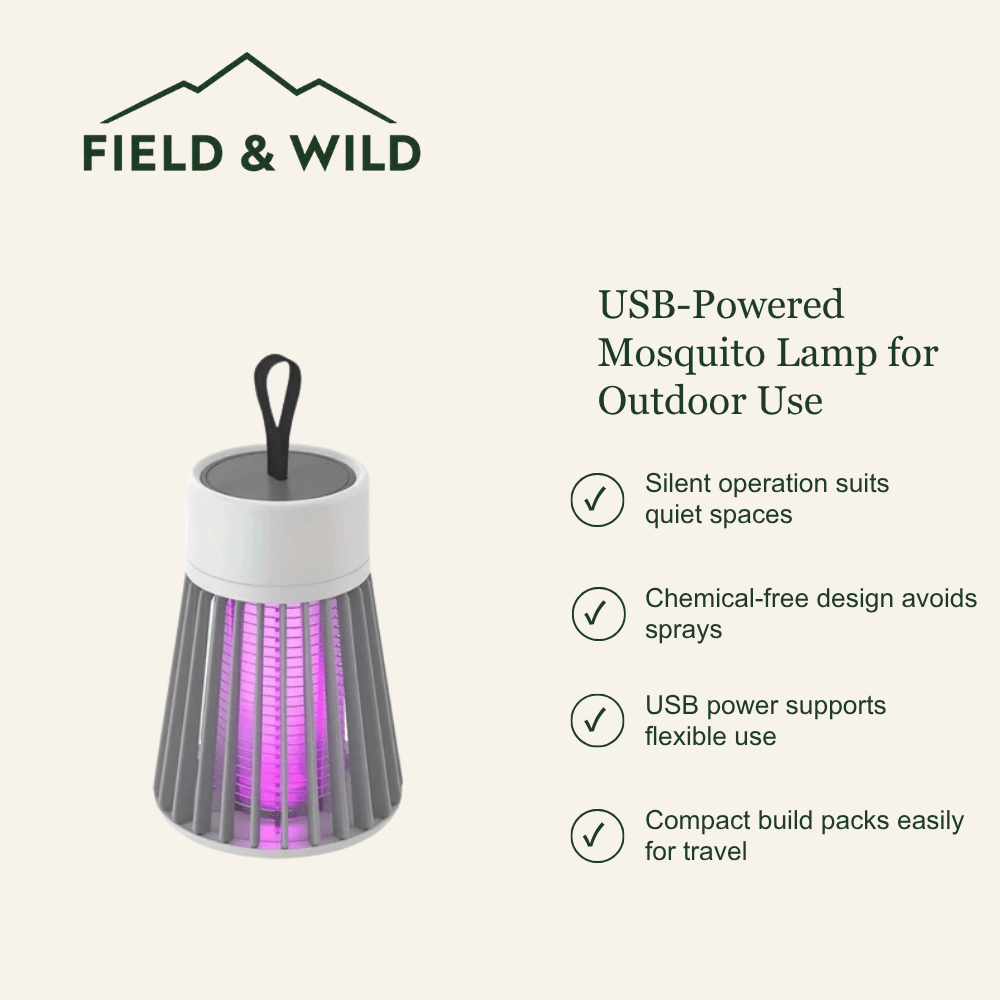 USB-Powered Mosquito Lamp for Outdoor Use - Field & Wild-Field & Wild