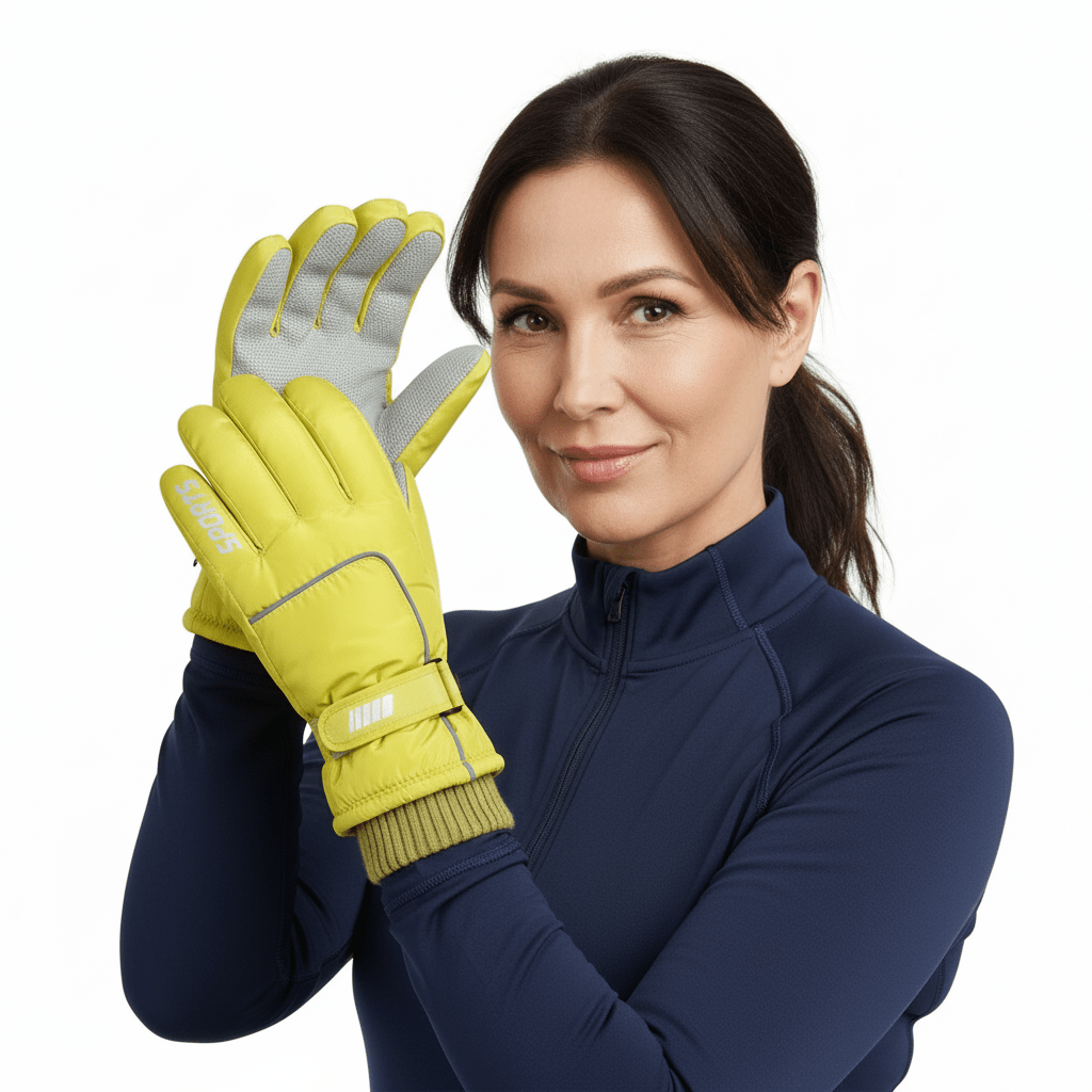 Touchscreen Ski Gloves with Thermal Waterproof Protection-Field & Wild