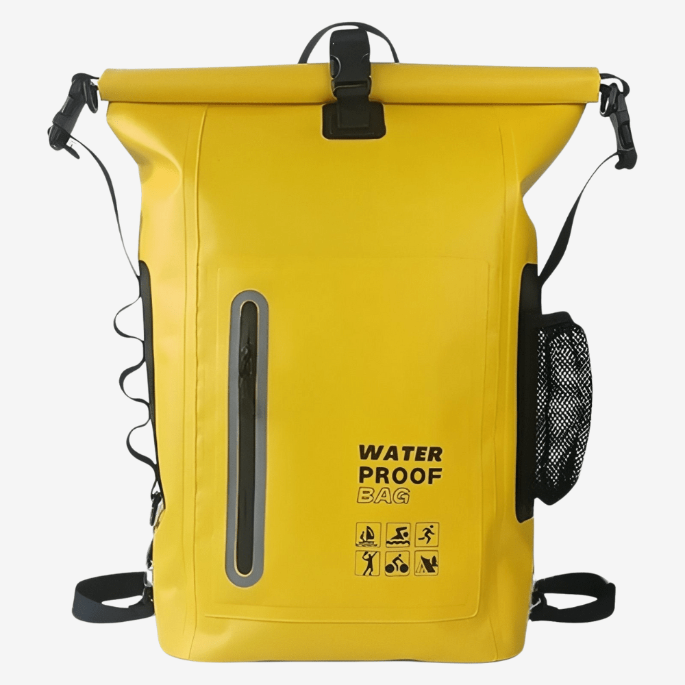 Waterproof 30L Roll-Top Hiking Backpack with PVC Build-Field & Wild