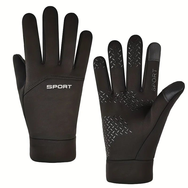 Thermal Waterproof Cycling Gloves with Touchscreen Grip-Field & Wild
